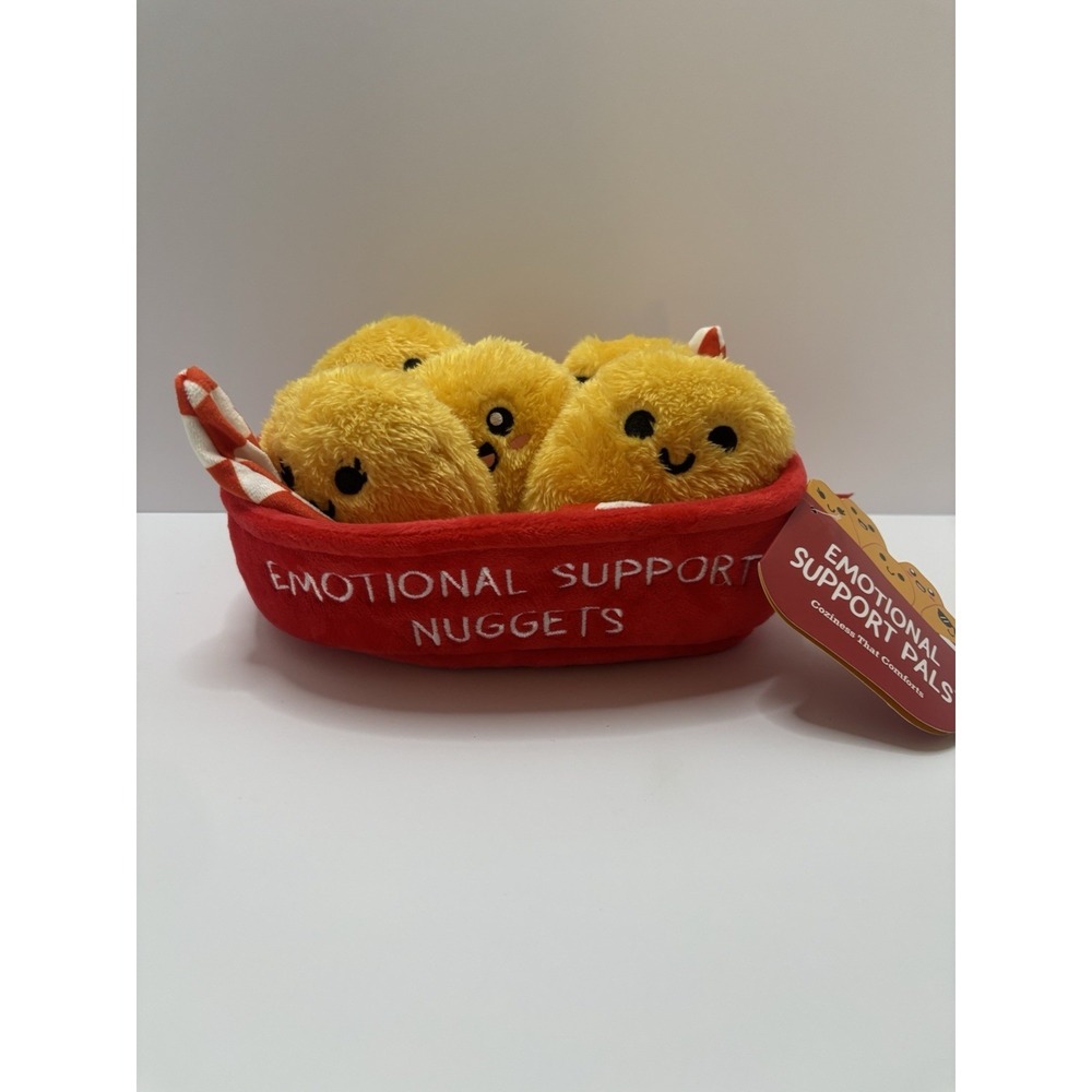 Emotional Support Chicken‎ Nuggets Plush Toys, NEW